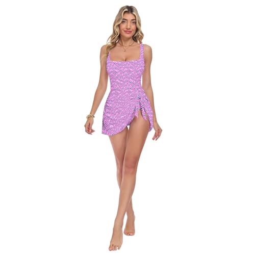 Robe de bain une pièce col carré pour vos journées de natation