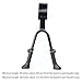 KUYYFDS Kickstands, Bicycle Center Stand 20-28inch Adjustable Aluminum Alloy Double Leg Kickstand Black
