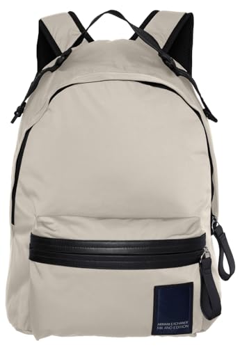 Armani Exchange Men's Milano Edition, Sustainable, inre fickor ryggsäck, Fog, Dimma, Einheitsgröße