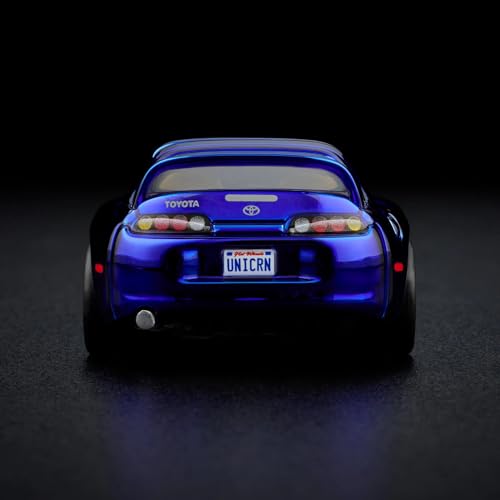 Hot Wheels 1997 Toyota Supra Blue RLC miniatura 6