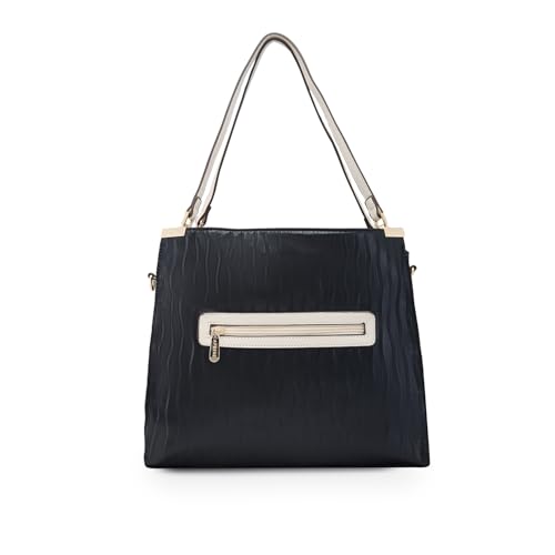 Image of Caprese Shyla Hobo Bag, Large | Self Designed Shoulder Bag for Women with Easy Front Access Pocket | Secure Top Zip | Perfect for Casual & Daily Use