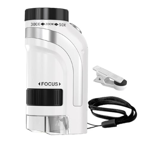 Ratpzou Microscope Enfant 50x-300x LED