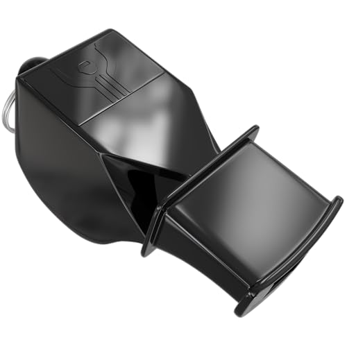 Silbato clásico profesional para árbitro color negro miniatura 1