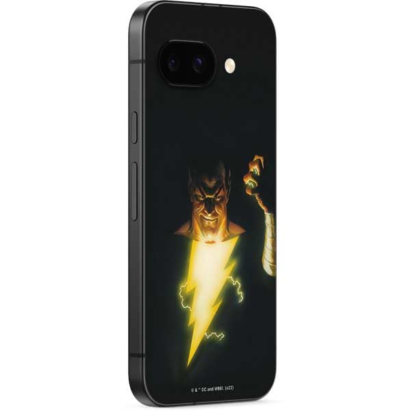 Skinit Decal Phone Skin Compatible with Google Pixel 9a - Officially Licensed DC Comics Justice Society of America #23 Cover Painting Black Adam Original Art by Alex Ross Design