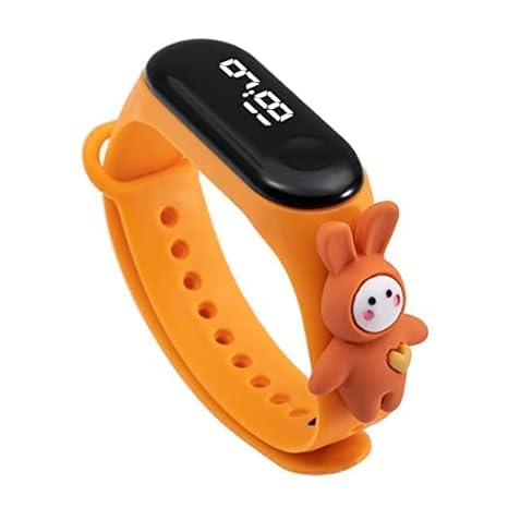 KE GALLER Digital LED Band for Kids Boys & Girls, Smart Watch Waterproof Stylish and Fashionable (Age 2 to 12 Years) (Yellow Bunny) (B0D678WLM4) Amazon Price History, Amazon Price Tracker