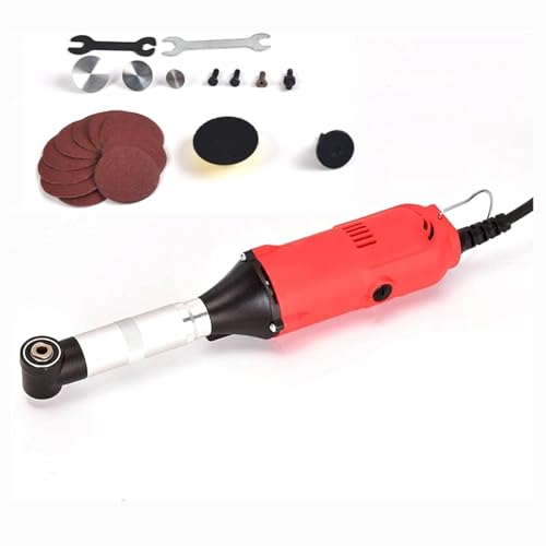 MObyat Limpiadora Eléctrica De Juntas De Azulejos, Abridora De Juntas para Suelos De Baldosas, con 6 Velocidades Ajustables: 15000 RPM, Ángulo De 90°, Longitud del Codo: 11,5 Cm, Apertura: 5 Mm