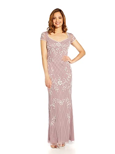 Image of Adrianna Papell Women's Beaded Long Gown
