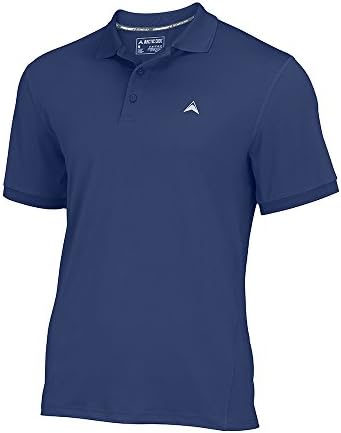 Arctic Cool Men’s Polo Instant Cooling Moisture Wicking Performance UPF 50+ Shirt | Lightweight Breathable Polo for Golf, Office, Work, Dress, Dinner, Navy (2017), XXL