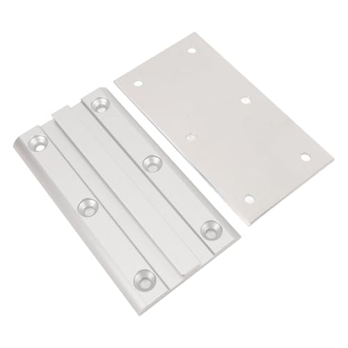 Dioche Support Amovible pour Camping-Car, Support de Pied de Table Amovible en Alliage d'aluminium, de Table pour Caravanes, Camping-Cars, Yachts et Navires (Silver)
