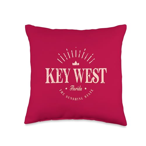 Key West Florida | Key West FL Modern Throw Pillow