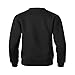 Soffe Boys 2-7 Crew Sweatshirt, Black, Medium