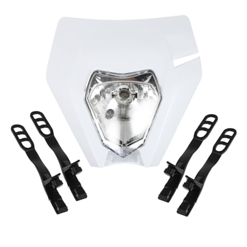 Faro delantero LED para moto con luz brillante y plástico antioxidación
