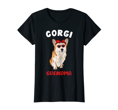 Mujer Corgi Grandma Nana Corgi Dog Lover Dueño Divertido Día de la Madre Camiseta