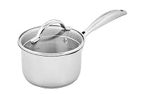 Scanpan STS Stainless Steel Saucepan, 14 cm / 1.2 Litre, All Cooktops Including Induction, Oven Safe, Dishwasher Safe