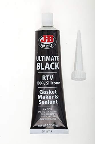 J-B Weld 31319 Black RTV Silicone Sealant and Adhesive - 3 oz.
