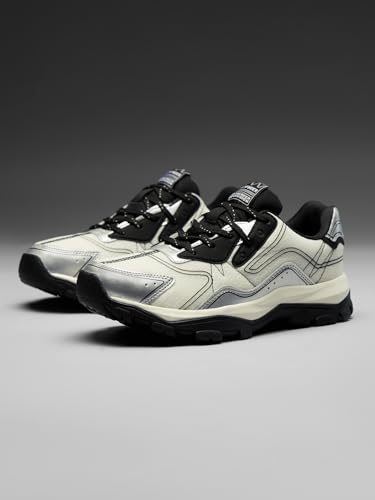 Image of The Souled Store Pathfinder: Mocha Men and Boys Brown Lace Up Low Top Sneakers