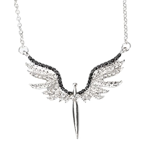 Collier d'ailes en Argent 925 et oxydes de zirconium pour femme