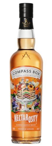 Compass Box Nectarosity | Blended Scotch Whisky | Gereift in Bourbon- und Sherryfässern | 700ml |...