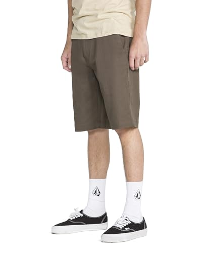 Image of Volcom Men's Vmonty Stretch 22 Chino Shorts - Casual Everyday Wear, Relaxed Fit