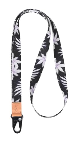 TOOLIN Portachiavi per donne e uomini, cordino per chiavi, porta carte d'identità, portafogli e porta badge, Narciso, L45CM