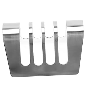 KICHOUSE Stehendes Brotregal aus Edelstahl