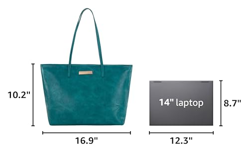 Image of Montana West Medium Tote Bags for Women Shoulder Handbag with Zipper Lightweight Everyday Purse for Work, Travel, or Shopping
