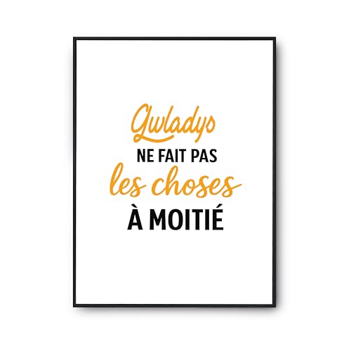 Affiche Gwladys ne fait pas les choses à moitié - Poster Humour