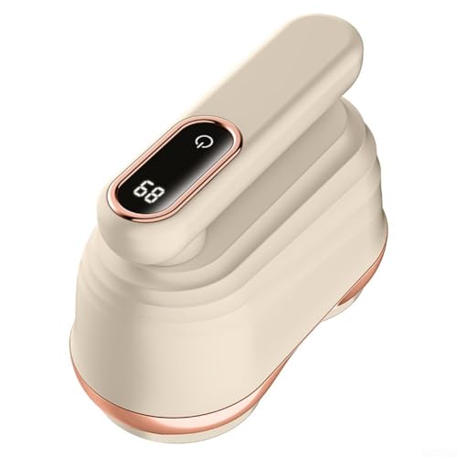 Eawfgtuw Afeitadora eléctrica de tela con doble hoja y sistema de 6 cuchillas, removedor de bolitas recargable para ropa, prendas de punto y suéteres, removedor de pelusas portátil y pelusas (blanco)