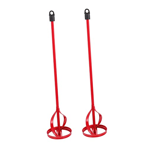 NULYLU 2pcs Paint Mixer Turbo Stirring Stick 40x8.5cm Versatile for Paint Mud Grout