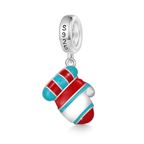 Image of GNOCE Christmas Charm Silver Plated & Sterling Silver Bracelet Gift