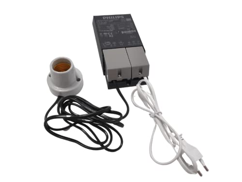 ReptilHábitat - Balastro HID 50w electrónico para Bombillas HID de Reptiles halogenuros metálicos lámpara UVB Tortugas pogonas (con Casquillo) Cover