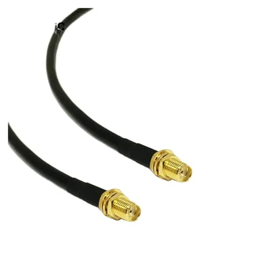 Conector hembra de tuerca a mamparo RG58 de 50cm para solucionar pérdidas en paneles 2