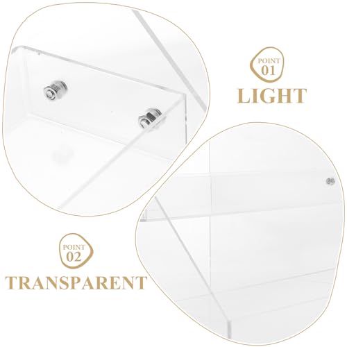 Étagère de rangement alimentaire en acrylique pour buffet de réception et commerce de détail