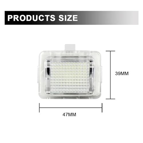 Elimina error de luz fundida con luces matrícula LED Benz W204 W212 sin hyper flash 3
