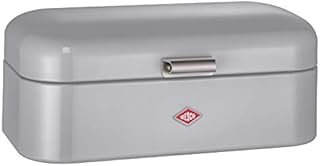 Wesco Grandy 235 201 Inch Powder Coated Steel Bread Bin 42 x 23.0 x 17.0 cm, Grey