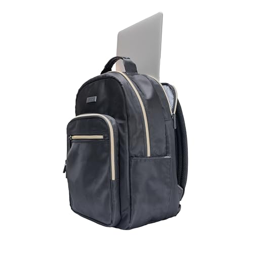 Kenneth Cole REACTION Women's Becca 16" Polyester Laptop & Tablet Backpack, Black, One Size4