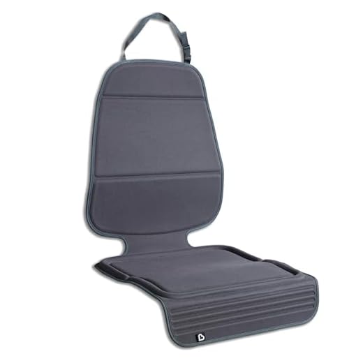 Munchkin Brica Elite Seat Guardian Car Seat Protector, Crash Test Approved, Dark Grey, 1 Pack