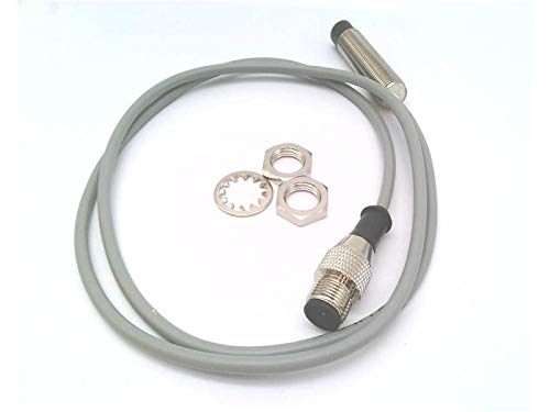 RADWELL VERIFIED SUBSTITUTE XS2M18NA370LD10-SUB M12, UNSHIELDED, Substitute for Schneider Electric XS2M18NA370LD10, NPN, INDUCTIVE, 0.8M PIGTAL to M12 QD, 8MM Sensing Range, Proximity Sensor