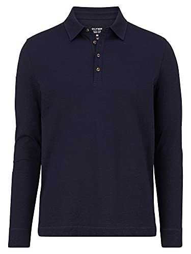 OLYMP Polo da uomo a maniche lunghe Level Five