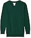 Produktbild Amazon Essentials Jungen Pullover aus Baumwolle mit V-Ausschnitt, Uniform, Grün, 4 Jahre