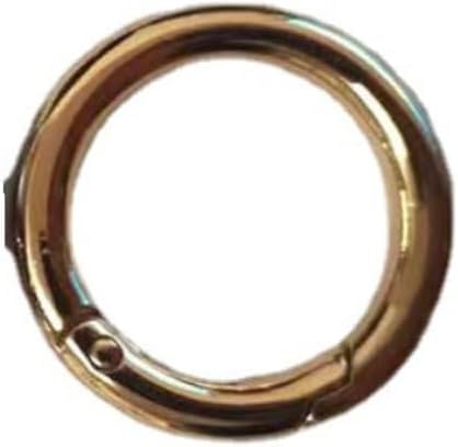 Brelok O-ring z metalową bramą sprężynową, trwały, otwierany brelok do rękodzieła, zapięcie do torby, klips do torby, idealny do projektów DIY i akcesoriów