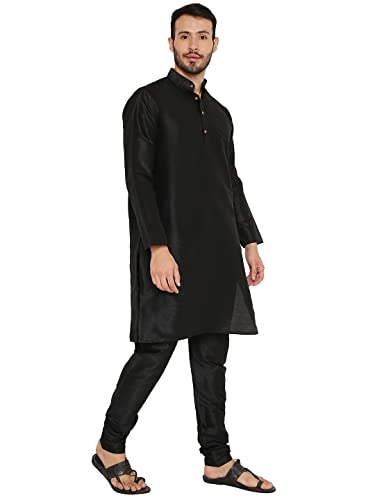 Image of Maharaja Banarasi Dupion Silk Kurta Pjama Set for Men