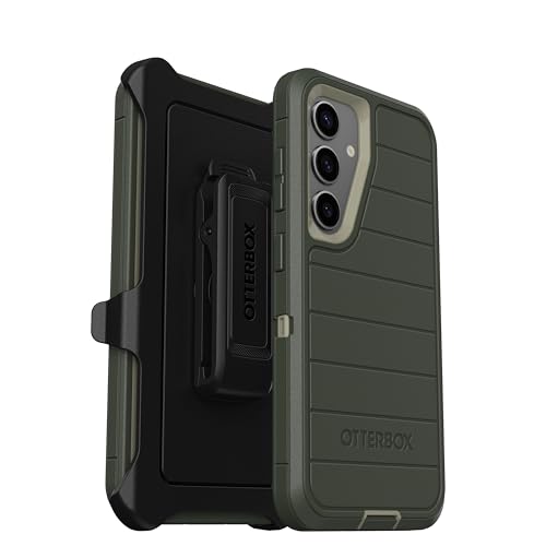 OtterBox Samsung Galaxy S25 (Only) - Defender Series Case - Lichen The Trek - Screenless - Rugged & Durable - with Port Protection - Holster Clip Included - Microbial Defense Protection