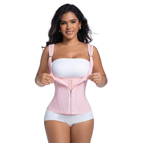 Waist Trainer for Women, Tummy Control Sports Girdle, Workout Body Shaper with Adjustable Shoulder Strap2
