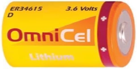 Omnicel 3.6 Volt D 19000 mAh (ER34615 / LSH20 / LS33600) Primary Lithium Battery
