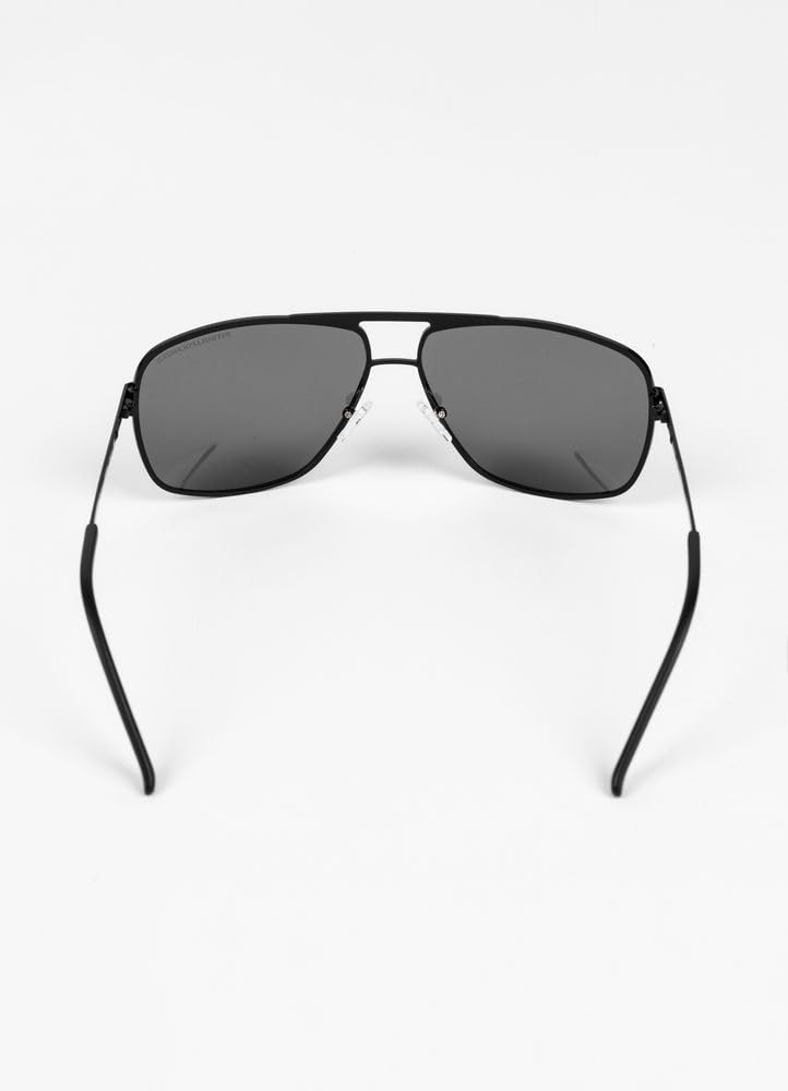PITBULL - Herren Sonnenbrille LARMIER, Polarisierte Gläser TAC, 100% UV-Schutz, Edelstahl, Pilotenstil, Kratzfest, Sunglasses mit Etui