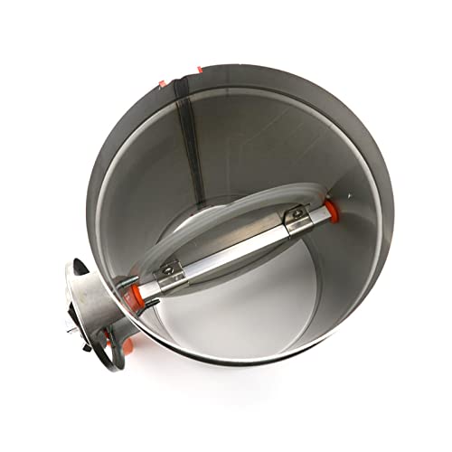 Válvula de retención con mango regulable de 125mm para regular flujo de ventilación 6