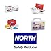 North Worknit 85/8721 Black/Brown Medium Nitrile Work Gloves - Wing Thumb - 85/8721M [PRICE is per DOZEN]