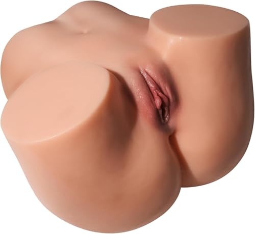 Image of 35LB Life Size Sex Doll for Men, Realistic Male Sex Toy Torso with Upgraded 2 Hole Deep Vagina & Tight Anal Toys Sex Dolls Lifelike Big Ass Pocket Pussy 3D Texture Stroker Adult Sex Toys for Men