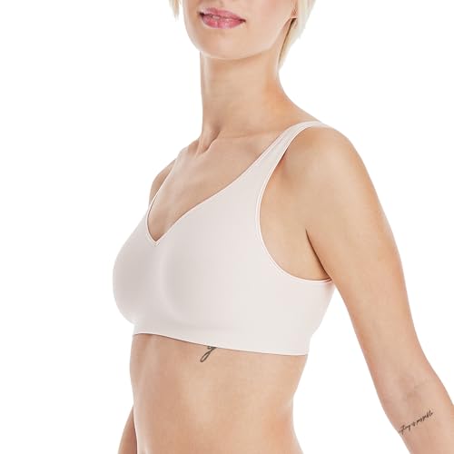 Hanes Women's Wireless Bra, Smooth Comfort Full-Coverage T-Shirt Bra, Single or 2-Pack3